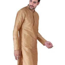 JEXI Mandarin Collar Long Sleeves Straight Kurta image 5