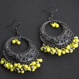 Creative Frogs Women Yellow Earrings-image-97