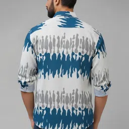 SZN Men Standard Printed Casual Shirt image 4