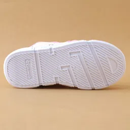 Cute Walk by Babyhug Casual Shoes with Velcro Closure & Teddy Print - Pink image 5