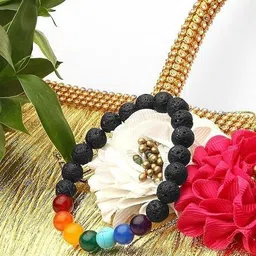 Bilqis Artificial Beaded Elasticated Bracelet image 2