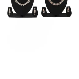 Women Click Set Of 2 Stones Studded Jewellery Set image 1