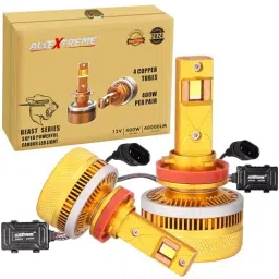 Allextreme H8 LED Head Lamp Conversion Kit 400 W 40000 lm 6000 K with 4 Copper Tubes for Cars, ‎ALLBEAST01-H8 (Pack of 2)-image-79