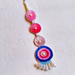 Sangria Floral Beaded Maangtika-picture-40