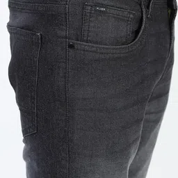 HIGHLANDER Men Black Slim Fit Light Fade Stretchable Jeans image 5