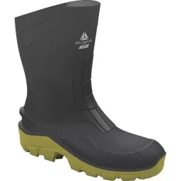 Delta Plus Black Yellow Steel Toe Capped Unisex Safety Boot UK 2.5 EU 35, AETECS5GR35-image-18