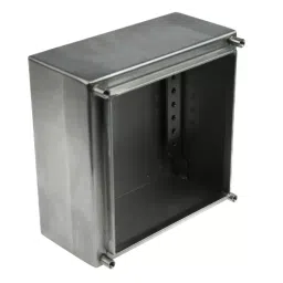 RS PRO Unpainted Stainless Steel Terminal Box IP66, 7491857 image 4