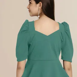 Mast & Harbour Women Pack Of 2 Colourblocked Fitted Regular Top image 5