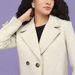 Plagg Notched Lapel Collar Overcoat image 2