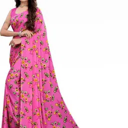 KANOODA Floral Printed Pure Georgette Saree-picture-37