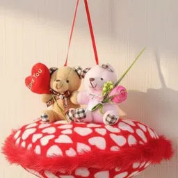 Tickles Love Teddy Couple on Heart Valentine Day for Girlfriend Boyfriend Husband Wife (Color: Multi-Colorsize: 30 cm)-picture-20