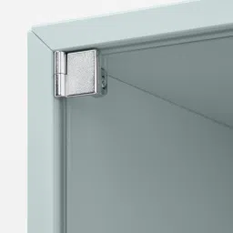 ikea eket Wall cabinet with glass door, light grey-blue, 35x35x35 cm image 5