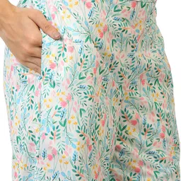 KALINI Floral Printed Top With Trousers image 3