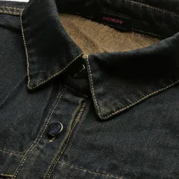 SHOWOFFFF Women Windcheater Crop Denim Jacket image 2