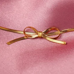 Archies Gold-Plated Knotted Ribbon Wraparound Bracelet-picture-37