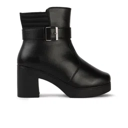 Killer Women Block-Heeled Round Toe Ankle Boots image 3