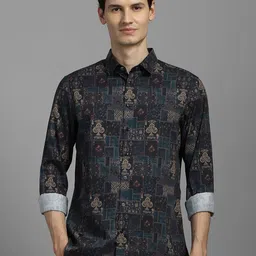 Louis Philippe Sport Men Slim Fit Opaque Printed Casual Shirt-picture-43