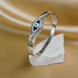 ARTKLIM Women Silver-Plated Bangle-Style Bracelet image 3