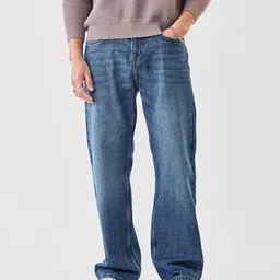 Snitch Men Blue Mid-Rise Straight Fit Jeans-picture-43