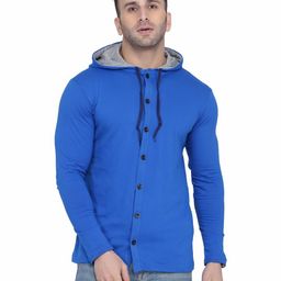 BEYOU FASHION Men Hooded Pockets Slim Fit T-shirt-picture-9