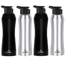 Speedex Silver & Black 4 Pieces Stainless Steel Water Bottle - 1000 ml Each-picture-38