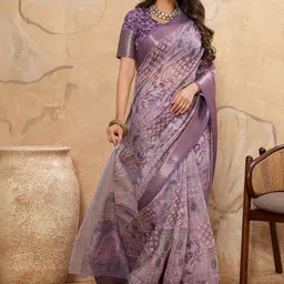 SOHINI NX Ethnic Motifs Zari Designer Saree image 5