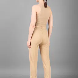 WATAY Round Neck Sleeveless Top With Jogger Co-Ords image 2