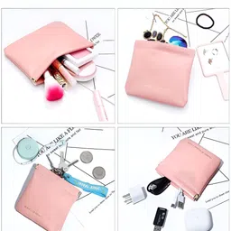 HOUSE OF QUIRK Pink Set of 3 Water Resistant Makeup Organiser Organisers image 4