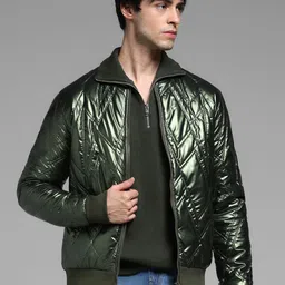 Jack & Jones Men Puffer Jacket with Patchwork image 3