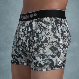 The Roadster Lifestyle Co Pack Of 3 Printed Breathable Trunks image 4