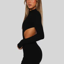LULU & SKY Cut-Out Backless Bodycon Mini Dress image 2