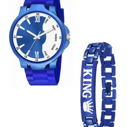 Miss Perfect Men Printed Dial & Bracelet Style Straps Analogue Watch ACC305-picture-11