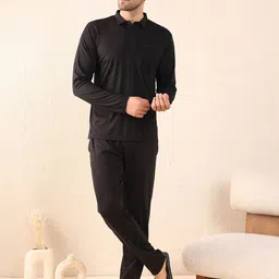 Sweet Dreams Men Long Sleeves T-shirt & Pyjamas Night suit-image-41