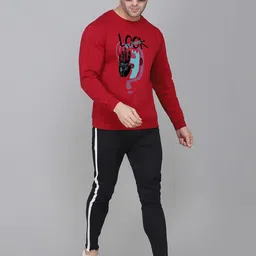 MINISTRY OF FRIENDS Men Printed Long Sleeves Round Neck Pullover Sweatshirt image 2