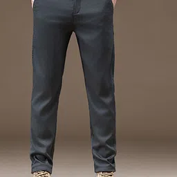 StyleCast Men Solid Chinos Trousers image 1