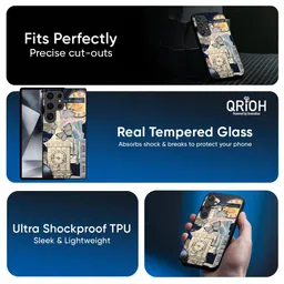 QRIOH Quirky Printed Samsung Galaxy S23 Ultra 5G Silicone Back Case image 2