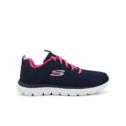 Skechers Summits Women Textured Round Toe Lace Ups Memory Foam Casual Sneakers image 4