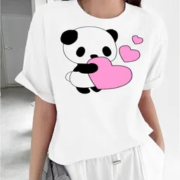 kintu parantu Graphic Printed Round Neck Drop-Shoulder Sleeves Oversized T-shirt image 5