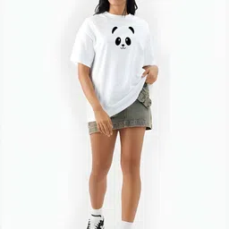 KAIDO Women Printed Drop-Shoulder Sleeves T-shirt image 5