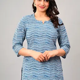 KALINI Ethnic Motifs Printed Pure Cotton Kurti-picture-37