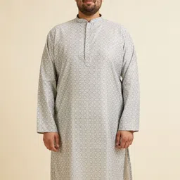 Manyavar Men Regular Kurta with Pyjamas image 5