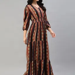 Vastani Enterprise Women Crepe Anarkali Kurta image 2