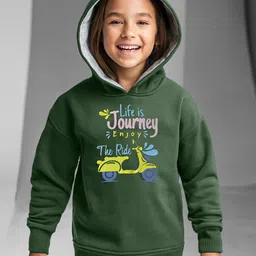 Naughty Ninos Girls Graphic Printed Hooded Sweatshirt-picture-37