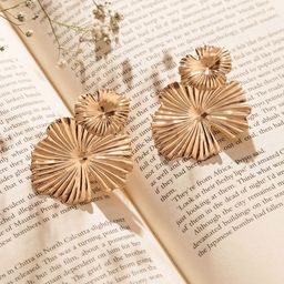 Priyaasi Gold Plated Contemporary Drop Earrings-picture-20