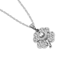 Utkarsh Silver-Plated Floral Pendants with Chains image 4