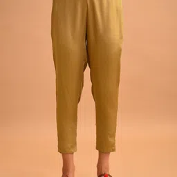 JAYPORE Women Slim Fit Trousers-image-2