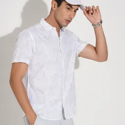 Peregrine by Pantaloons Men Floral Printed Casual Shirt-picture-18
