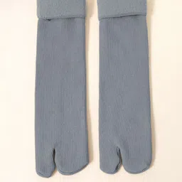 FIMS Women Pack Of 3 Striped Calf Length Thumb Socks image 5