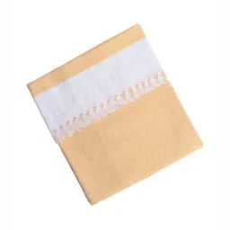 Ethazh White & Yellow 3 Printed Cotton 300 GSM Bath Towel image 3