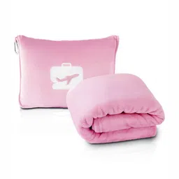 San Marino Pink Fleece Mild Winter 233 GSM Single Bed Blanket-image-70